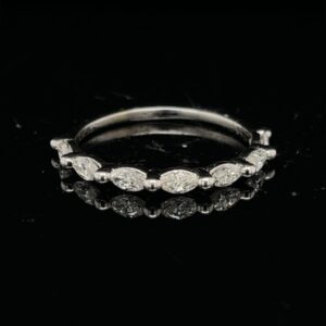 0.50ct. Marquise 14K White Gold Ring