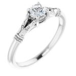 124648-104-14K-White-4.1-mm-Round-Solitaire-Engagement-Ring-Mounting